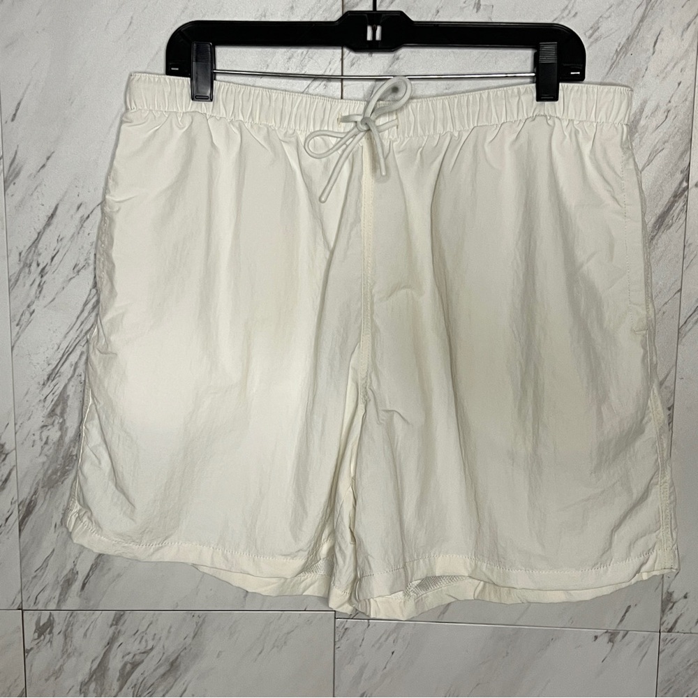 BUNDLE LCKR AA Sunnyside Woven Black White Swim Shorts SZ XL